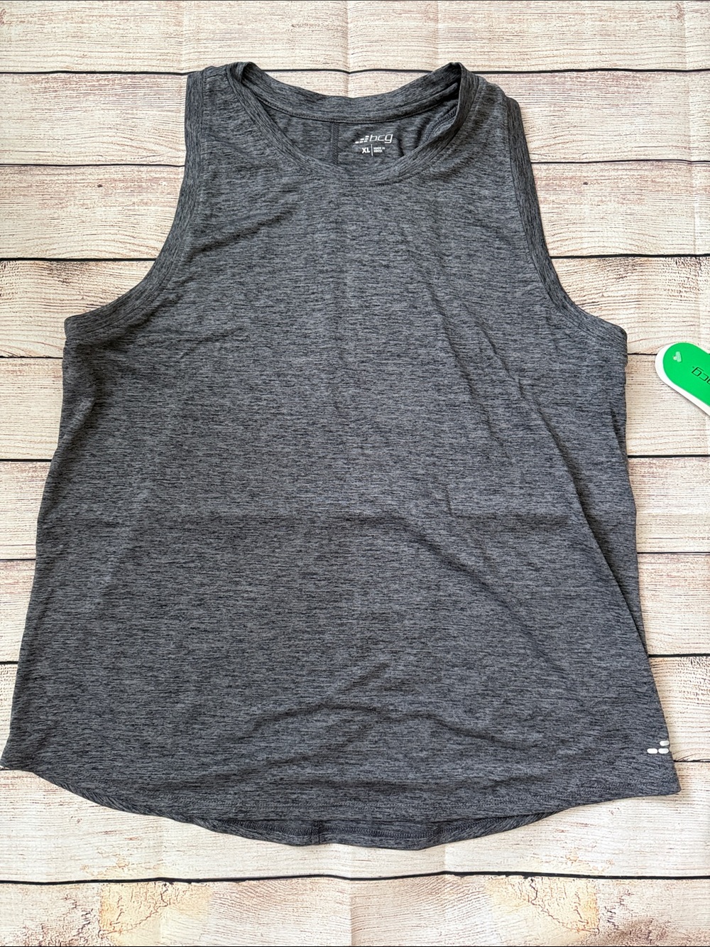 BCG Gray Sleeveless Athletic Tank Top